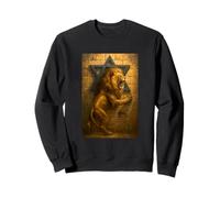Lion de Juda Mur Occidental de Jérusalem L'étoile de David Sweatshirt