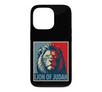 Lion de Juda Roaring Messie Roi Force Coque pour iPhone 13 Pro