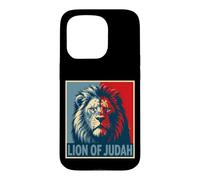 Lion de Juda Roaring Messie Roi Force Coque pour iPhone 15 Pro