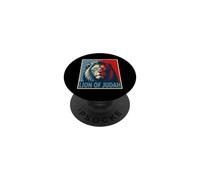Lion de Juda Roaring Messie Roi Force PopSockets PopGrip Adhésif