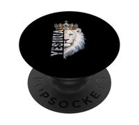 Lion de Juda Roi Jésus Fils de Yahweh Religieux chrétiens PopSockets PopGrip Adhésif