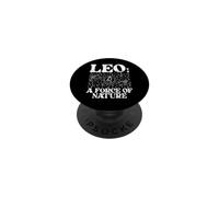 Lion de la Force de la Nature Zodiaque Lion PopSockets PopGrip Adhésif