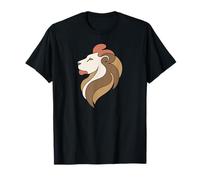 Lion de Luxe du désert en Ligne Continue T-Shirt