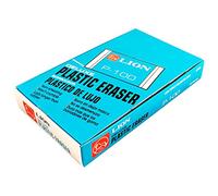 LION d'école gomme gomme Box of 24 blanc