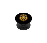 Lion drôle Qui Dit ça Hors de la Rage Sarcastique PopSockets PopGrip Adhésif