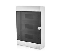 Lion Electric Armoire de commande en saillie 36 modules | Répartiteur en saillie à 3 rangées Blanc pour interrupteur installation électrique, boîte à fusibles IP40 pour tous les intérieurs