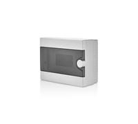 Lion Electric Caisse électrique en saillie 9 modules | Boîtier de rail à humides et tous les intérieurs, boîte à fusibles avec porte transparente, petit distributeur pour montage en saillie