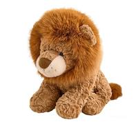 Lion en Peluche, Animal en Peluche Réaliste Lionceau avec Crinière Moelleuse Jouet en Peluche Doux for Garçons Et Filles Cadeau d'anniversaire Décor Safari(35cm/13.7in)