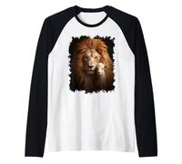 Lion et agneau : protecteur puissant du Messie Manche Raglan