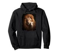 Lion et agneau : protecteur puissant du Messie Sweat à Capuche