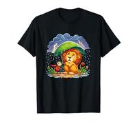 Lion et Coccinelle dans Une scène de tempête pluvieuse T-Shirt
