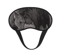 Lion et lionne imprimés,Masques de sommeil occultants, cache-yeux couvrants, masques de sommeil anti-lumière
