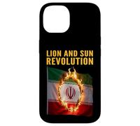 Lion et Soleil Revolution Persian Freedom Protest Coque pour iPhone 14