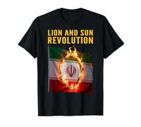 Lion et Soleil Revolution Persian Freedom Protest T-Shirt