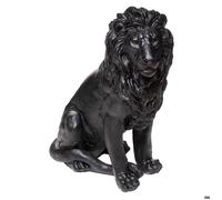 Statuette Déco "Lion en Résine" 80cm Noir
