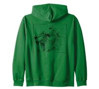 Lion Face Graphic Leaders African Pride of Lions Homme Sweat à Capuche