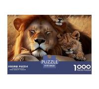 Lion Family Resting Structure en Papier Fiable Excellent Loisir pour Se Détendre Après Le Travail Et Réduire La Fatigue Quotidienne 38x26cm/1000pcs
