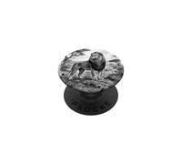 Lion Fier dans la Nature PopSockets PopGrip Adhésif