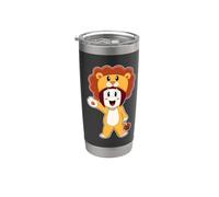 Lion Fille Costume Gobelet isotherme en acier inoxydable double paroi