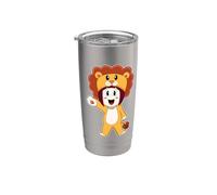Lion Fille Costume Gobelet isotherme en acier inoxydable double paroi