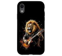 Lion Guitariste Coque pour iPhone XR