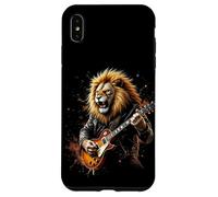 Lion Guitariste Coque pour iPhone XS Max