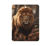 Lion Image Désodorisant de voiture à suspendre, tablettes d'aromathérapie parfumées longue durée, cartes parfumées carrées pour véhicules, chambre à coucher, armoire, style blanc