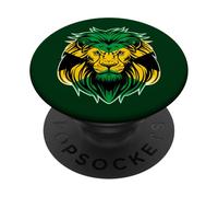 Lion Jamaica Independence Day Jamaican Pride Drapeau Jamaïque PopSockets PopGrip Adhésif