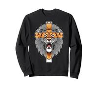 Lion Jésus Croix Dieu bénisse la Bible The Way The Truth The Life Sweatshirt