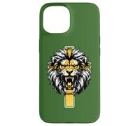 Lion Jésus Croix Dieu Bless I Can Do All Thing Through Christ Coque pour iPhone 15