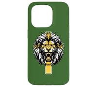 Lion Jésus Croix Dieu Bless I Can Do All Thing Through Christ Coque pour iPhone 15 Pro