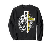 Lion Jésus Croix Dieu Bless I Can Do All Thing Through Christ Sweatshirt
