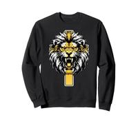 Lion Jésus Croix Dieu Bless I Can Do All Thing Through Christ Sweatshirt