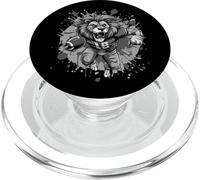 Lion Jouant au Football américain PopSockets PopGrip pour MagSafe