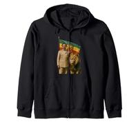 Lion Juda Empereur éthiopien Hailé Sélassié Rasta Jamaïcain Sweat à Capuche