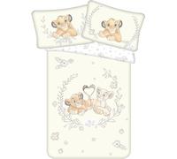 Lion King des Lions Parure de lit 2 pièces pour Enfant Disney 100% Coton 40 x 60 cm + 100 x 135 cm