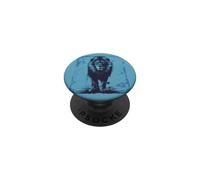Lion Leon Print Wild Animal Africa Lions PopSockets PopGrip Adhésif