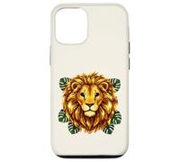 Lion Lion Signe du Zodiaque Roi de la Jungle Animal Sauvage Coque pour iPhone 12/12 Pro