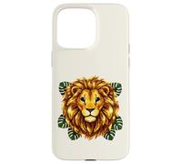 Lion Lion Signe du Zodiaque Roi de la Jungle Animal Sauvage Coque pour iPhone 15 Pro Max