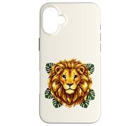Lion Lion Signe du Zodiaque Roi de la Jungle Animal Sauvage Coque pour iPhone 16 Plus