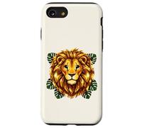 Lion Lion Signe du Zodiaque Roi de la Jungle Animal Sauvage Coque pour iPhone SE (2020) / 7/8