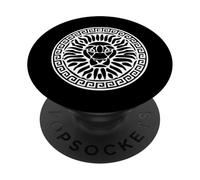 Lion Mosaïque Style Art Grec Romain PopSockets PopGrip Adhésif