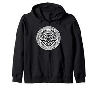 Lion Mosaïque Style Art Grec Romain Sweat à Capuche