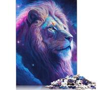 Lion Neon Puzzle 1000 Pièces Educa Jouet en Bois Cadeau Unique De l'art De La Décoration Jeu Éducatif Challenge Toy Adultes & Enfants des 14 Ans 1000pcs (75x50cm)