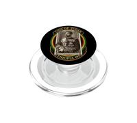 Lion of Juda Young Emperor Haile Selassie Ethiopian Rasta PopSockets PopGrip pour MagSafe