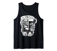 Lion of Judah and Jesus Prayer Christian T-Shirt Débardeur