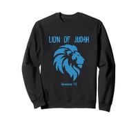 Lion of Judah Christian Revelation 5:5 Faith Messianic Sweatshirt