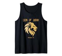 Lion of Judah Christian Revelation 5:5 Foi Verse de la Bible Débardeur
