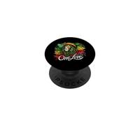 Lion of Judah One Reggae Love Heart Jamaica Rock Roots PopSockets PopGrip Adhésif