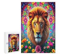 Lion Puzzle 1000 Pièces Jeu De Famille Edificio du Paysage Jeu Éducatif Créatif Vision 3D Qualité Supérieure Relaxation & Art Cadeau Unique 1000 PCS